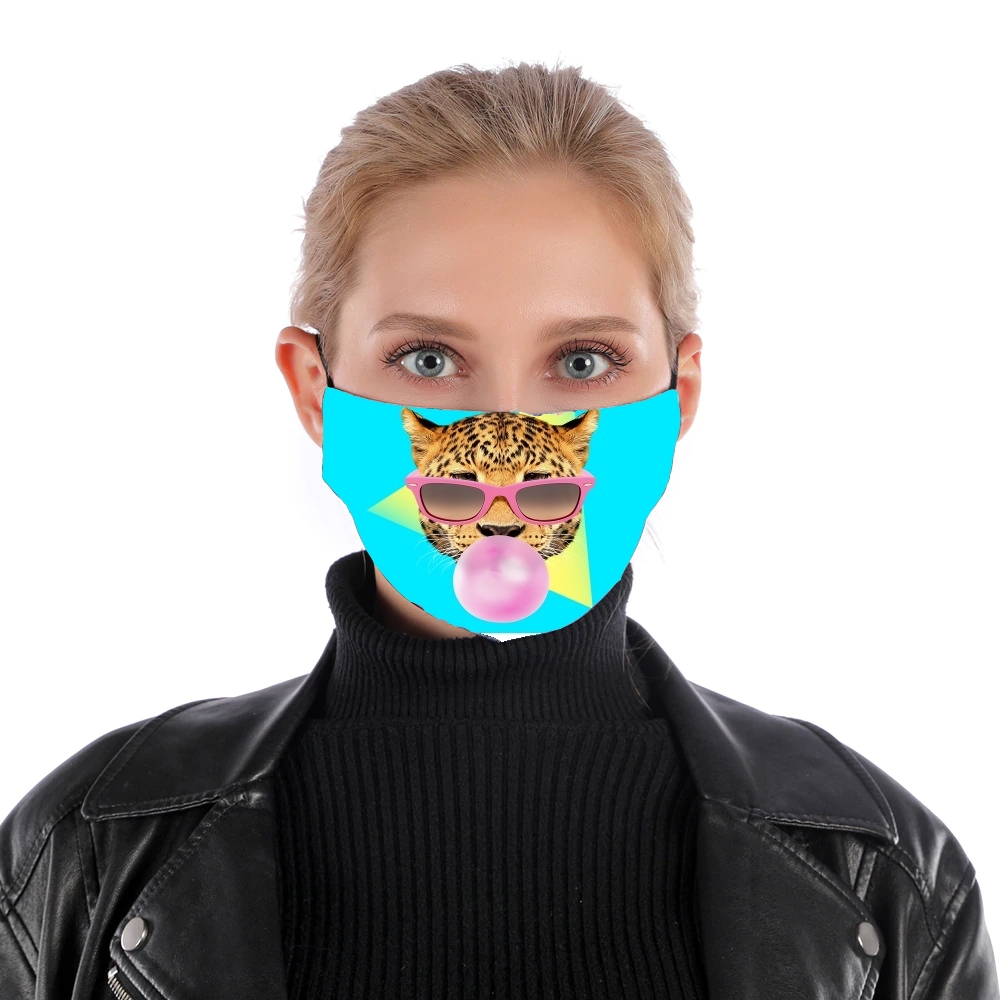Bubble gum leo für Nase Mund Maske