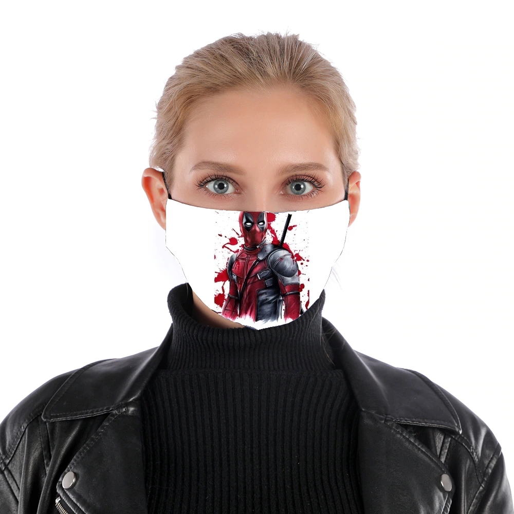 Deadpool Painting für Nase Mund Maske