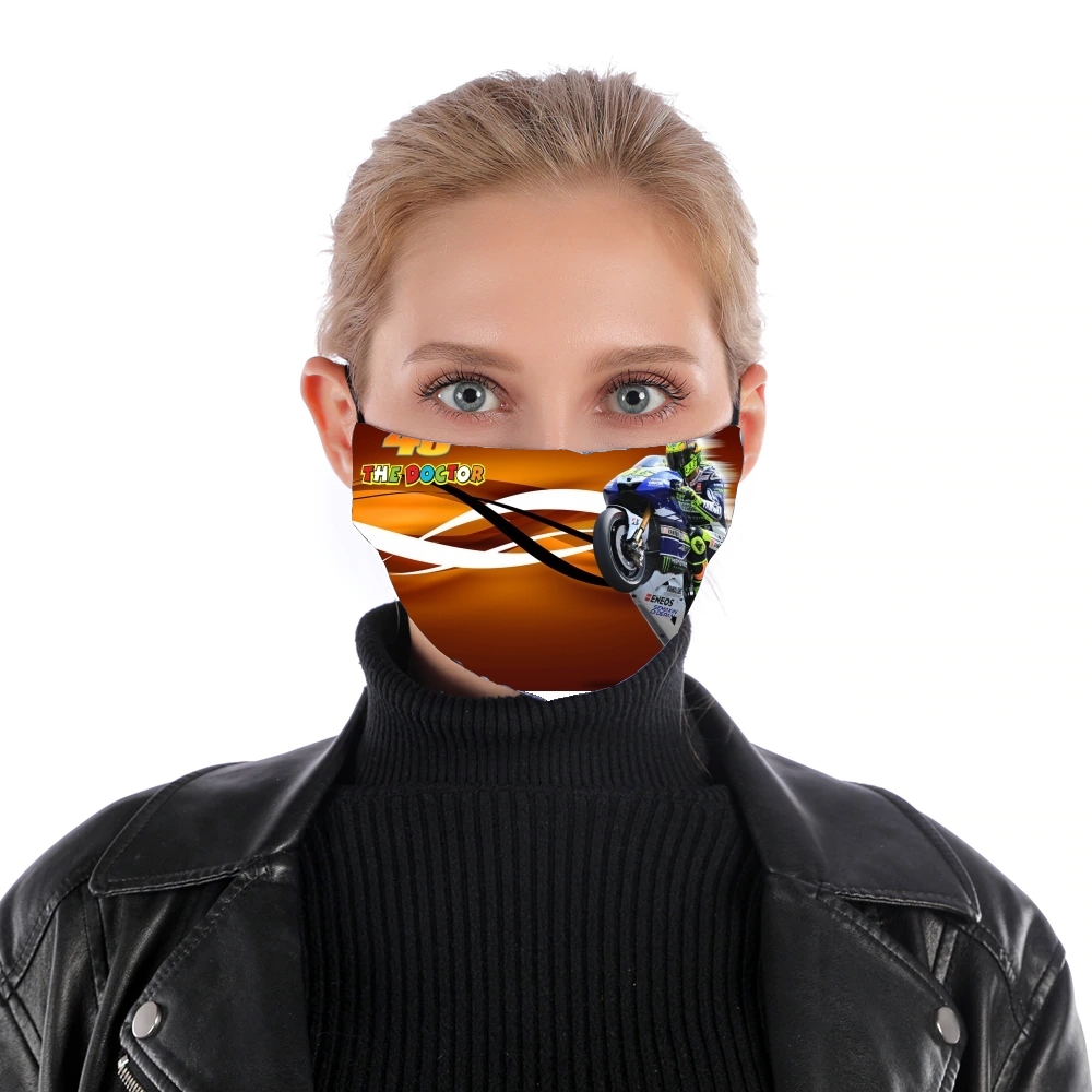 Fan VR46 Doctors für Nase Mund Maske