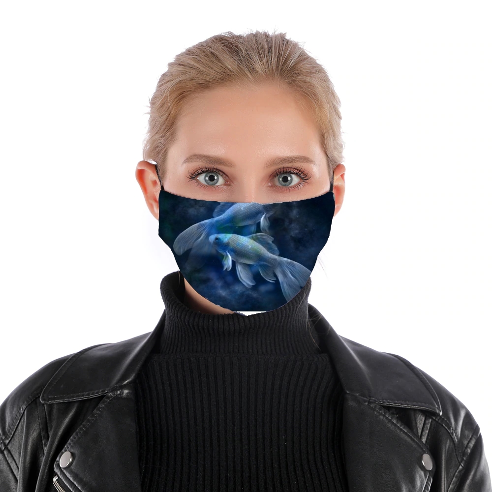 Fish Style für Nase Mund Maske