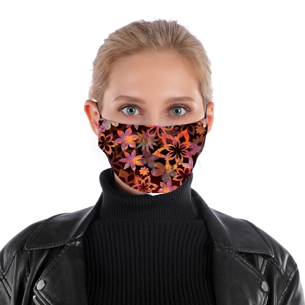 FLOWER POWER für Nase Mund Maske