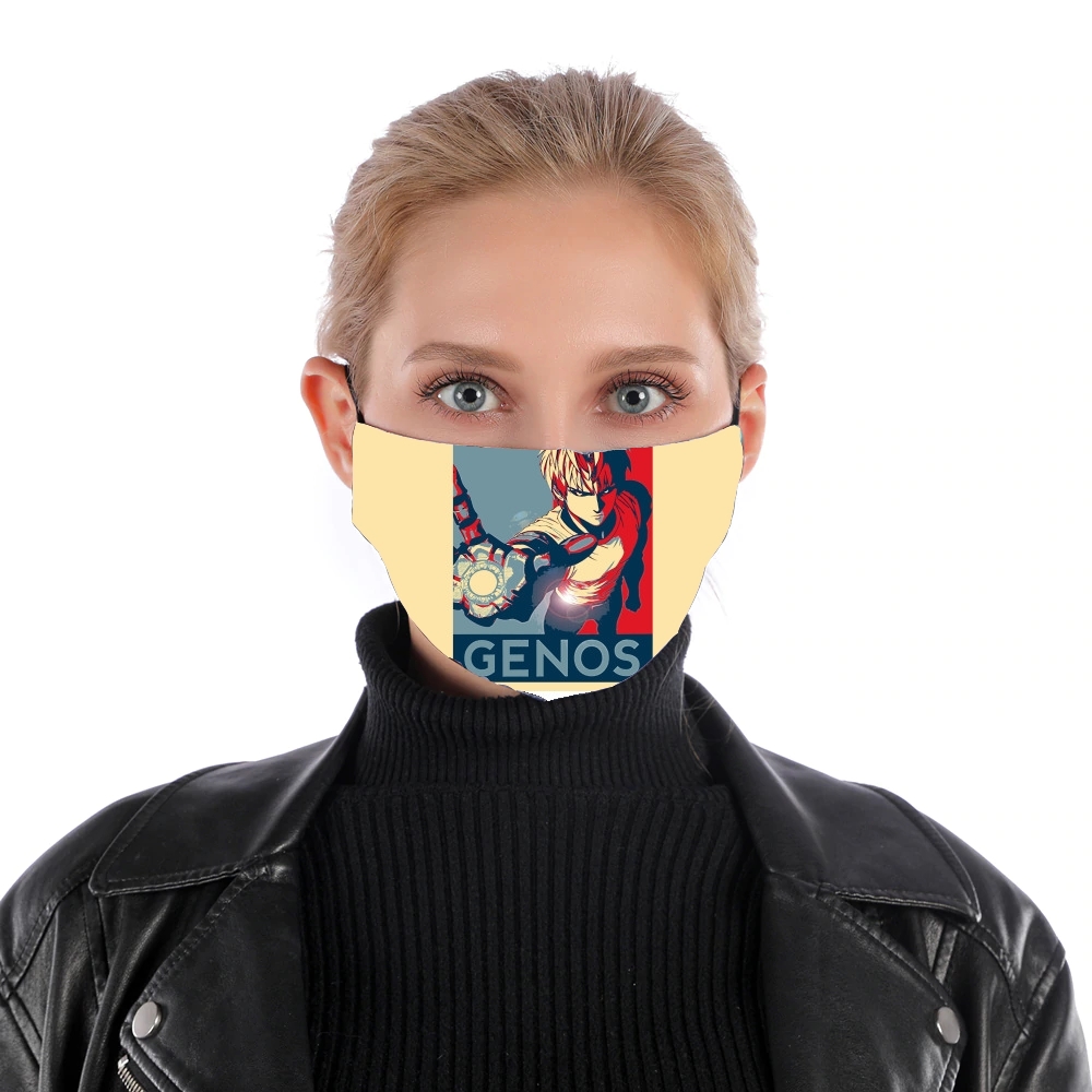 Genos propaganda für Nase Mund Maske