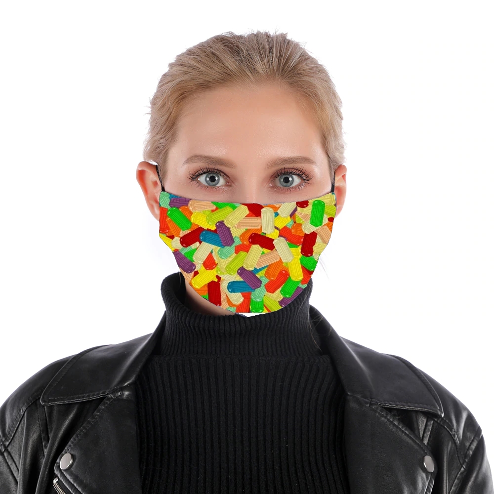 Gummy London Phone  für Nase Mund Maske