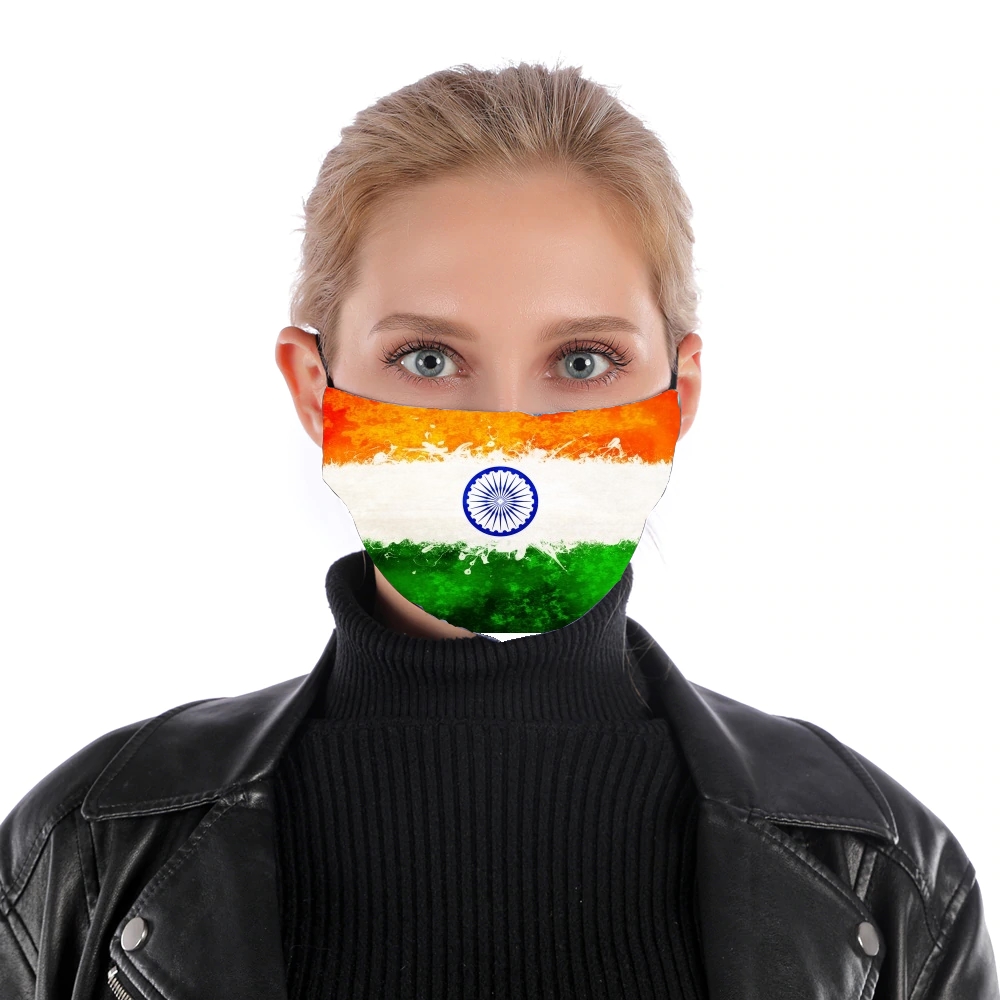 Indian Paint Spatter für Nase Mund Maske