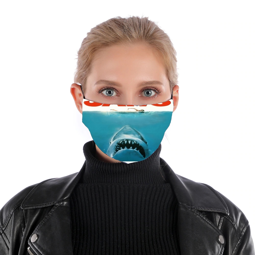 Jaws für Nase Mund Maske