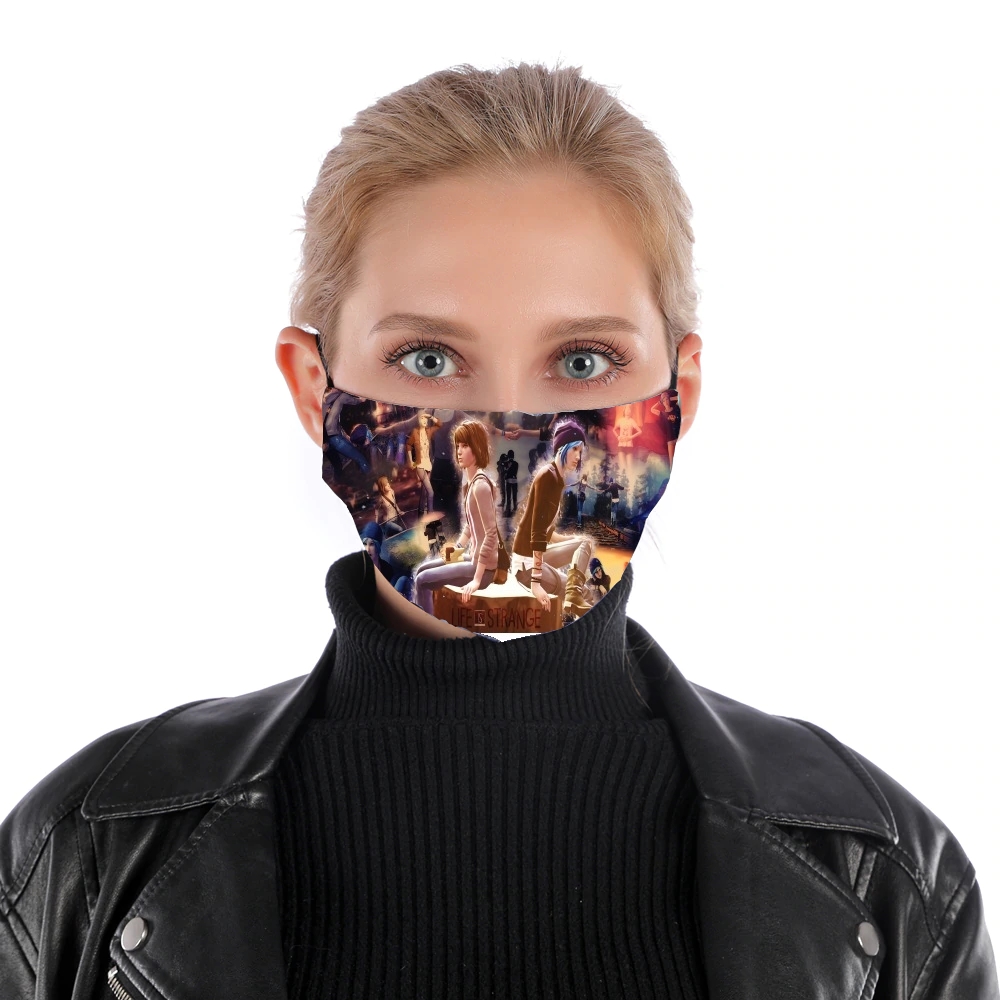 Life Is Strange Mixed Scenes für Nase Mund Maske