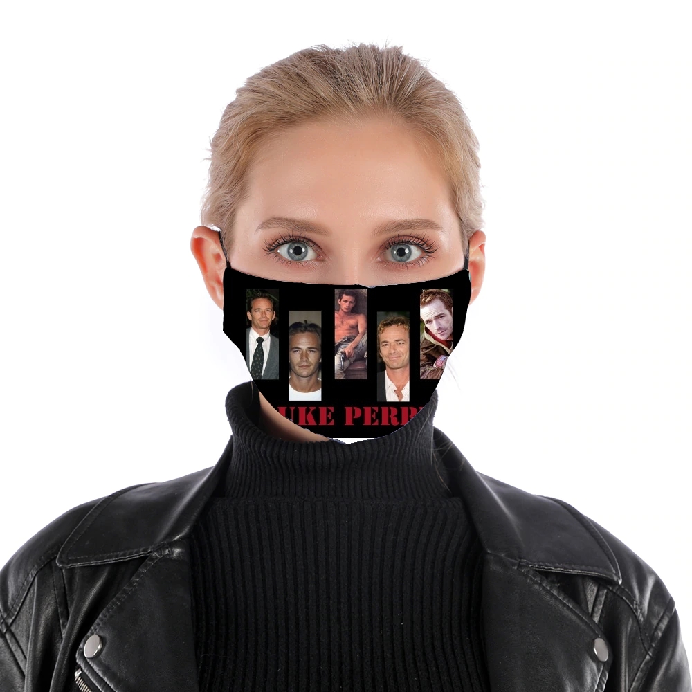 Luke Perry Hommage für Nase Mund Maske