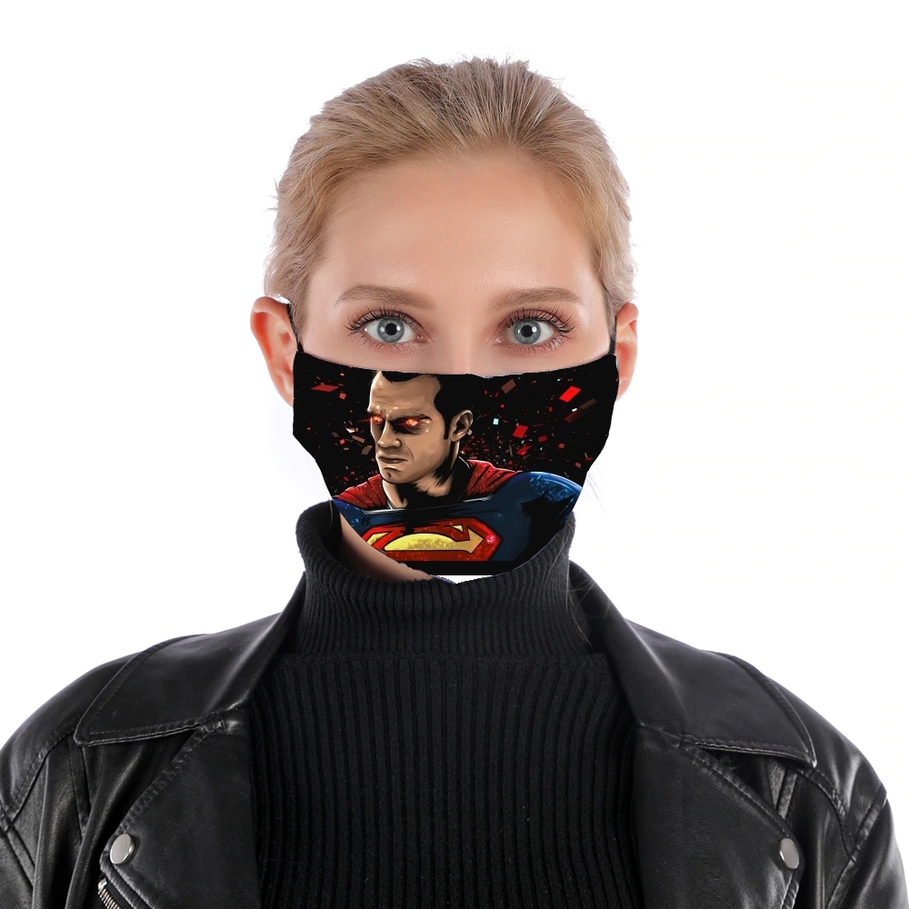 Man of Steel für Nase Mund Maske