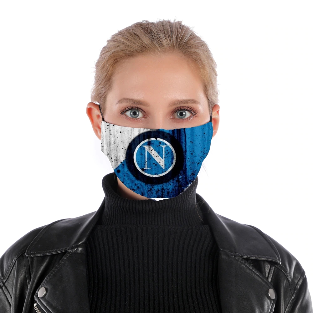 Napoli Football Domicile für Nase Mund Maske