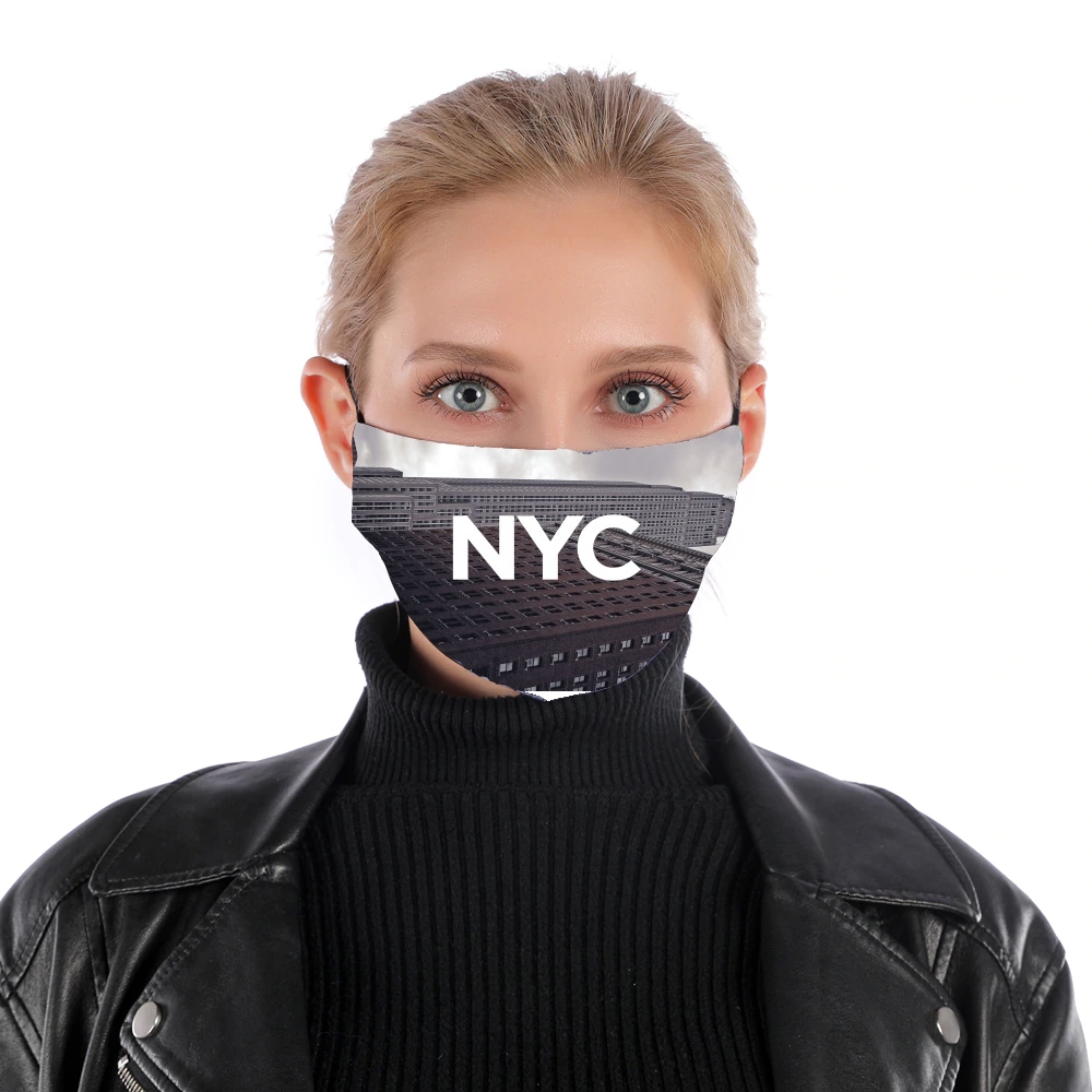 NYC Basic 8 für Nase Mund Maske