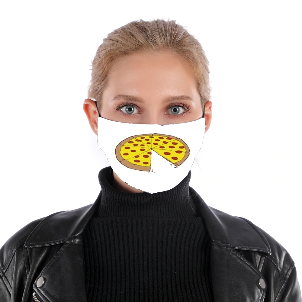 Pizza Delicious für Nase Mund Maske