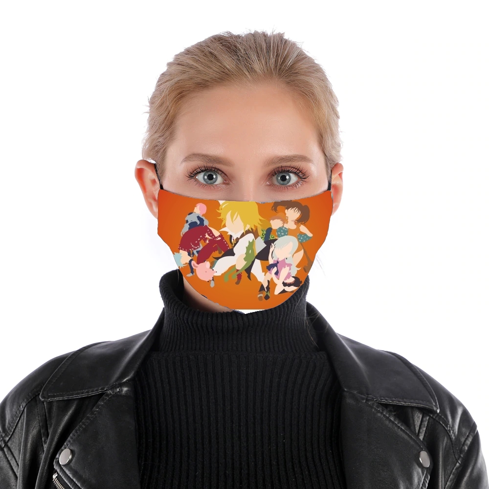 Seven Deadly Sins für Nase Mund Maske