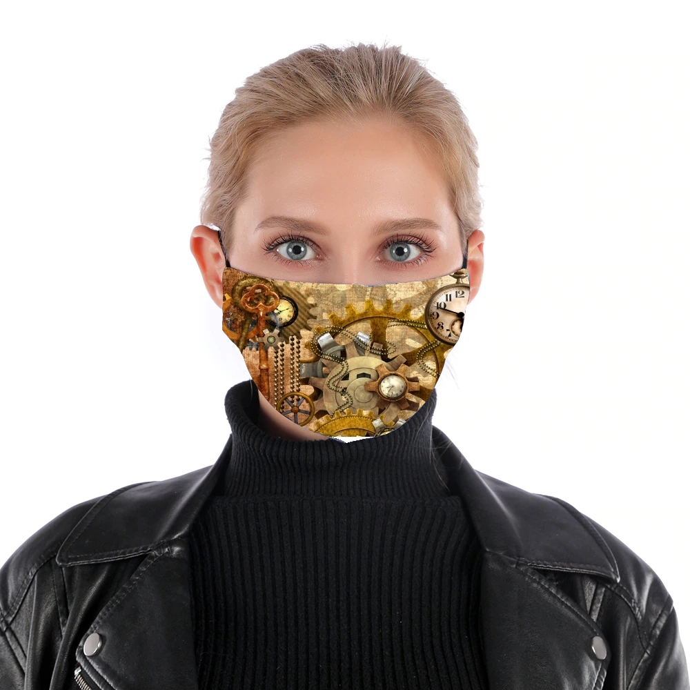 steampunk für Nase Mund Maske