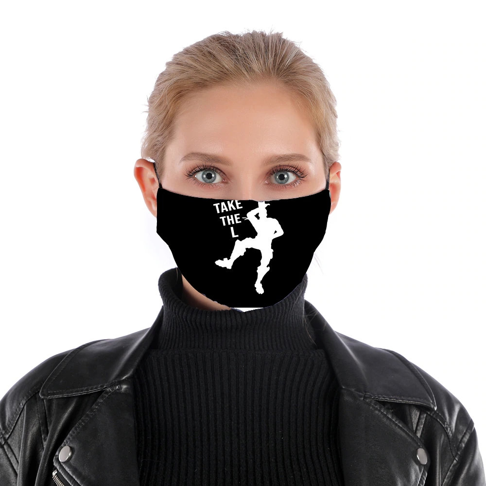 Take The L Fortnite Celebration Griezmann für Nase Mund Maske