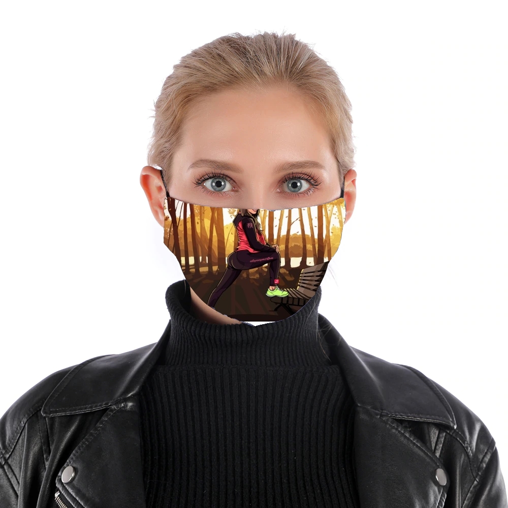 The Weather Girl für Nase Mund Maske
