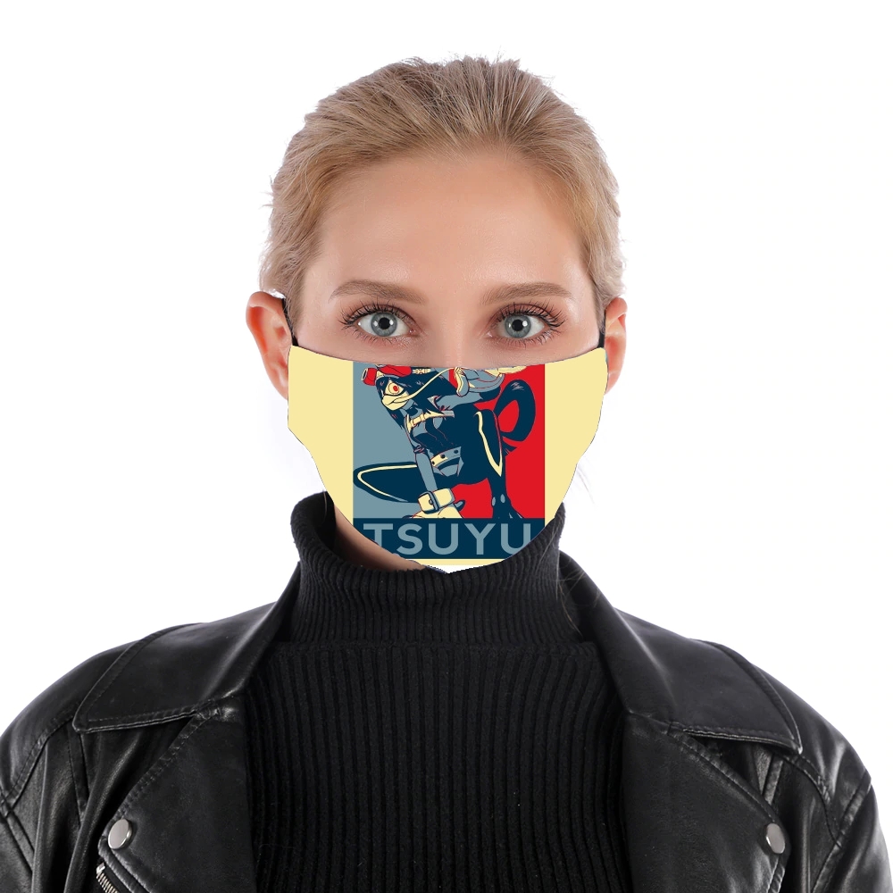 Tsuyu propaganda für Nase Mund Maske