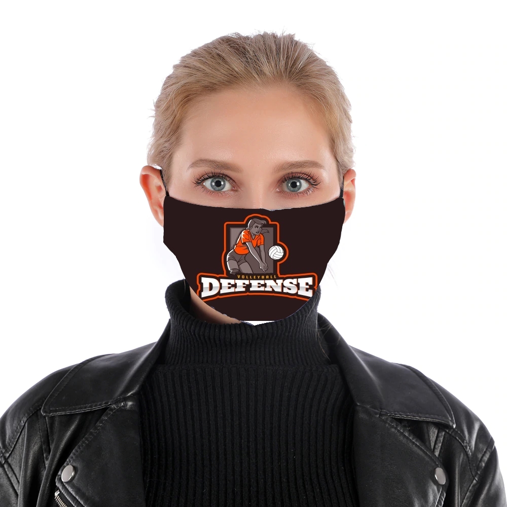 Volleyball Defense für Nase Mund Maske