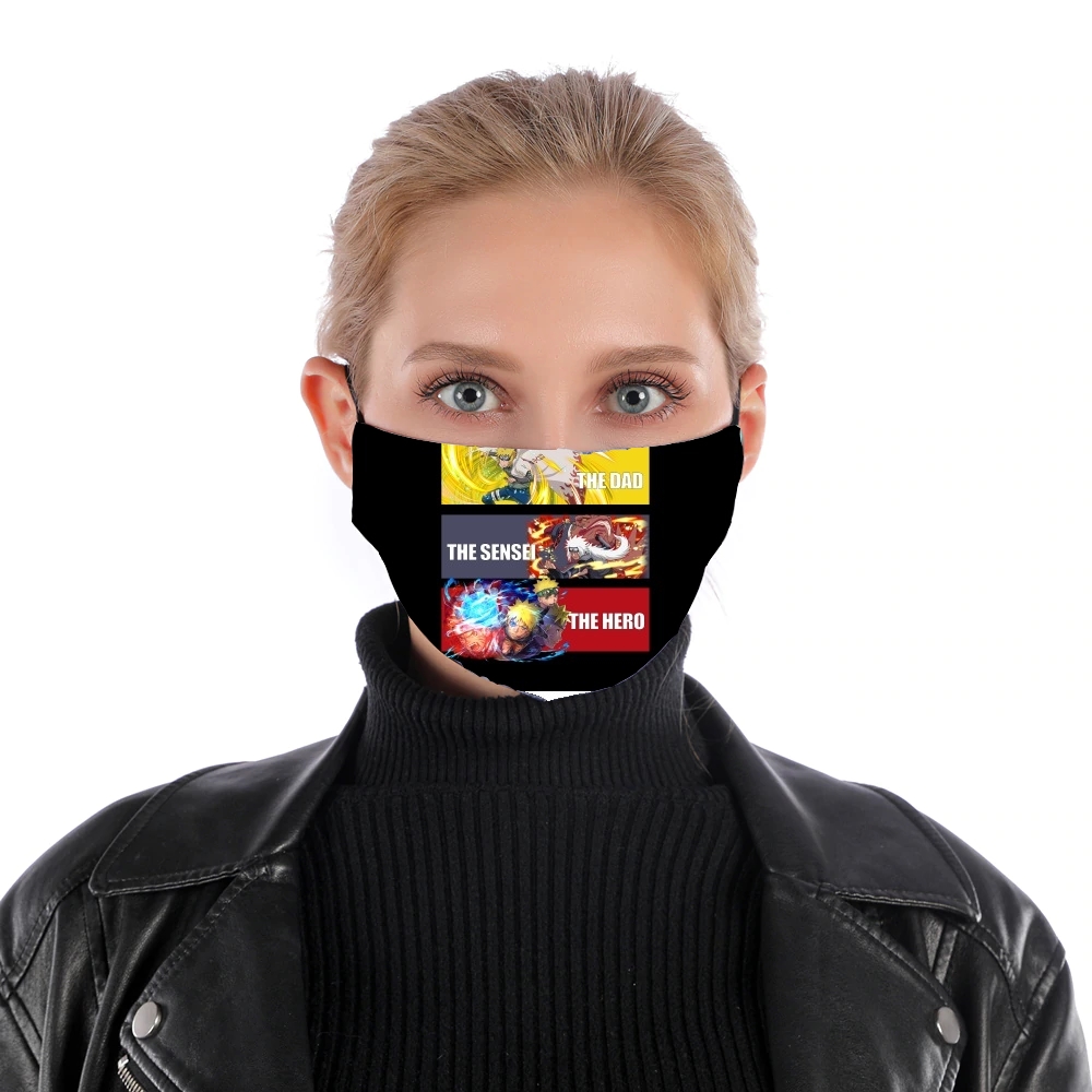 Way Of Ninja Uzumaki Path für Nase Mund Maske