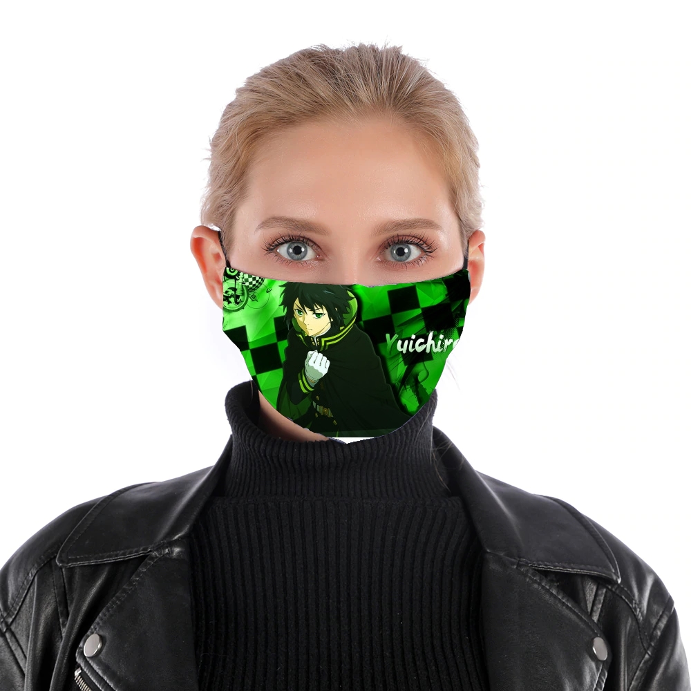 yuichiro green für Nase Mund Maske
