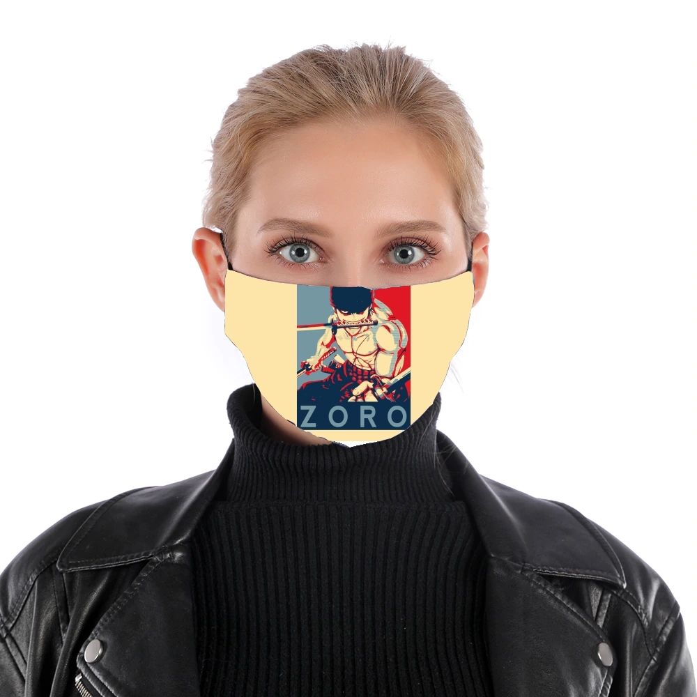 Zoro Propaganda für Nase Mund Maske