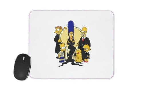 Adams Familly x Simpsons für Mousepad