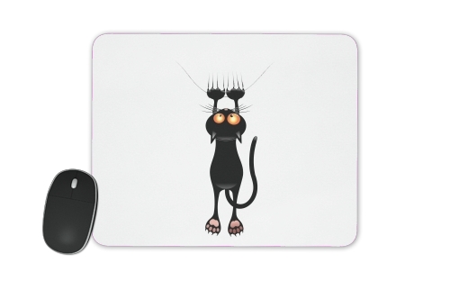 Black Cat Cartoon Hang für Mousepad