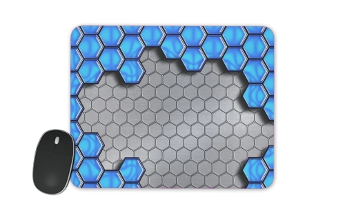 Blau Metallic-Skala für Mousepad