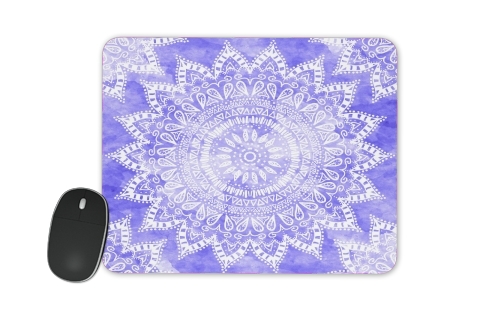 Bohemian Flower Mandala in purple für Mousepad