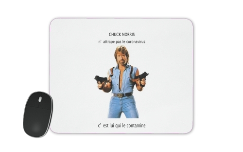 Chuck Norris Against Covid für Mousepad