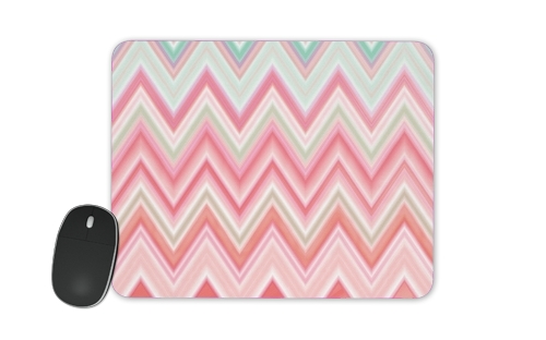 colorful chevron in pink für Mousepad