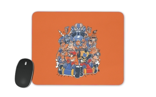 Crash Team Racing Fan Art für Mousepad