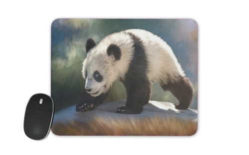 Cute panda bear baby für Mousepad