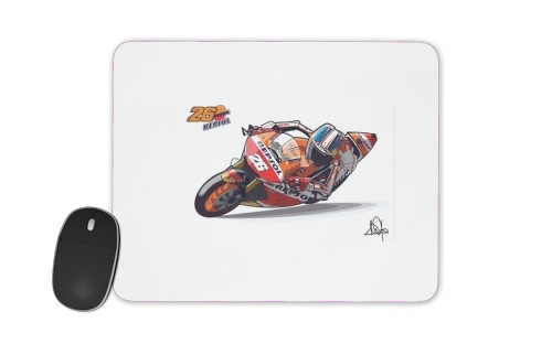 Dani Pedrosa Moto GP Cartoon Art für Mousepad