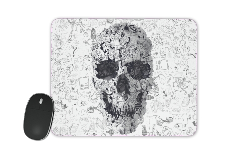 Doodle Skull für Mousepad
