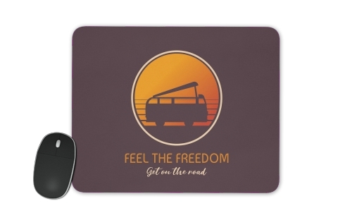 Feel The freedom on the road für Mousepad