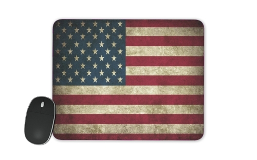 Vintage Flagge USA für Mousepad