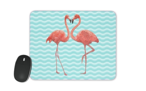 flamingo love für Mousepad