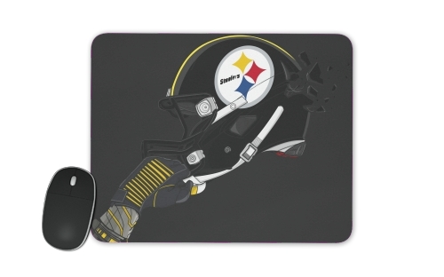 Football Helmets Pittsburgh für Mousepad