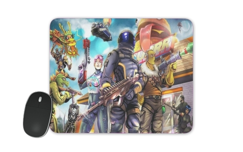 Fortnite Characters with Guns für Mousepad