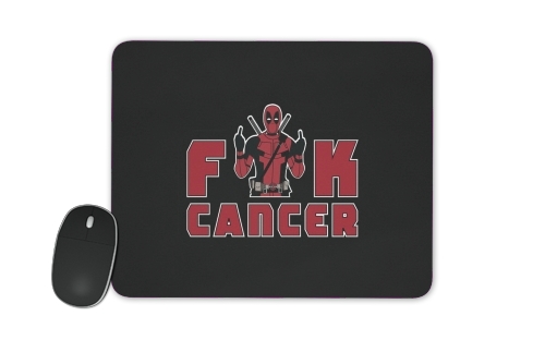 Fuck Cancer With Deadpool für Mousepad