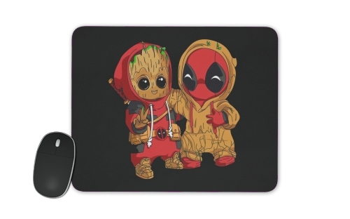 Groot x Deadpool für Mousepad