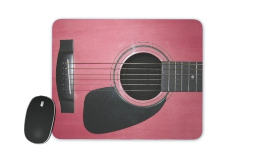 Rosa Gitarre für Mousepad
