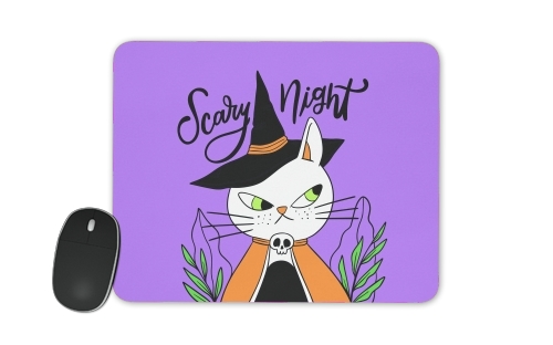 halloween cat sorcerer für Mousepad