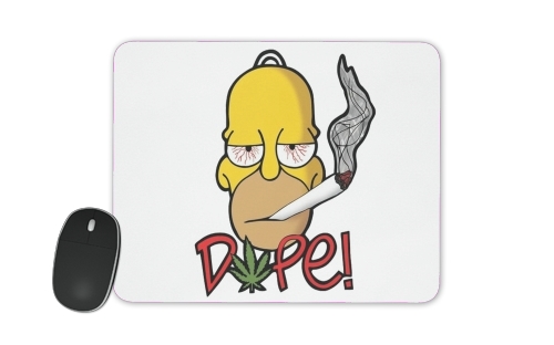 Homer Dope Weed Smoking Cannabis für Mousepad