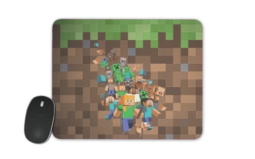 Minecraft Creeper Forest für Mousepad