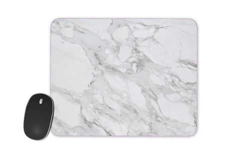 Minimal Marble White für Mousepad