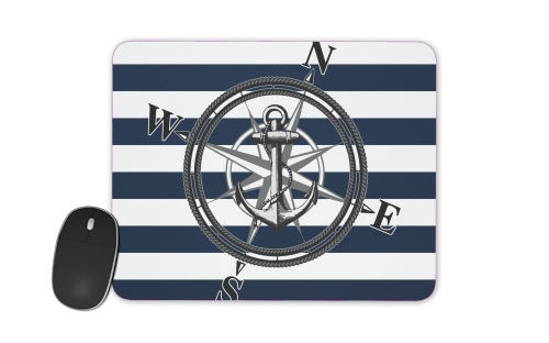 Navy Striped Nautica für Mousepad