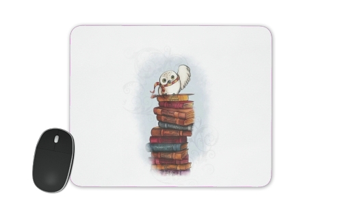 Owl and Books für Mousepad