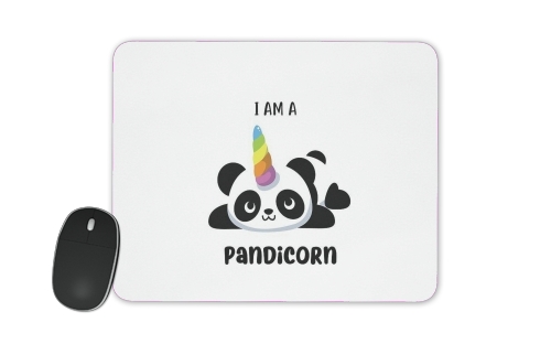 Panda x Licorne Means Pandicorn für Mousepad