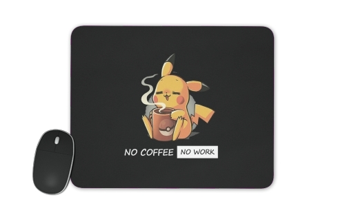 Pikachu Coffee Addict für Mousepad